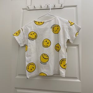 Zara kids smiley face t-shirt